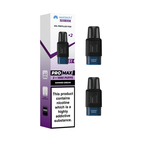 Hayati Pro Max S1 Prefilled Pods Box of 10 - Vaperdeals