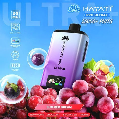 Hayati Pro Ultra Plus 25000 Prefilled Pod Vape Kit - Vaperdeals
