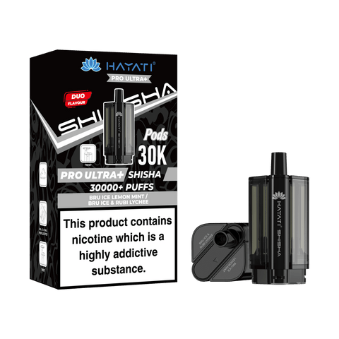 Hayati Pro Ultra Plus Shisha 30k Prefilled Pods Box of 5 - Vaperdeals