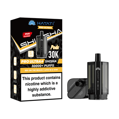 Hayati Pro Ultra Plus Shisha 30k Prefilled Pods Box of 5 - Vaperdeals