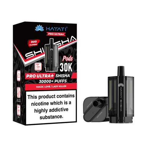 Hayati Pro Ultra Plus Shisha 30k Prefilled Pods Box of 5 - Vaperdeals
