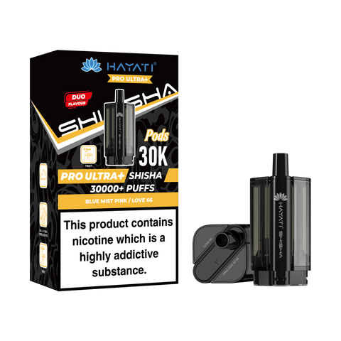 Hayati Pro Ultra Plus Shisha 30k Prefilled Pods Box of 5 - Vaperdeals