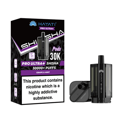 Hayati Pro Ultra Plus Shisha 30k Prefilled Pods Box of 5 - Vaperdeals