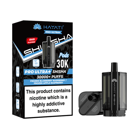 Hayati Pro Ultra Plus Shisha 30k Prefilled Pods Box of 5 - Vaperdeals