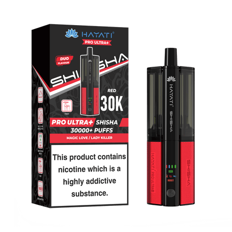 Hayati Pro Ultra Plus Shisha 30k Vape Kit Box of 5 - Vaperdeals