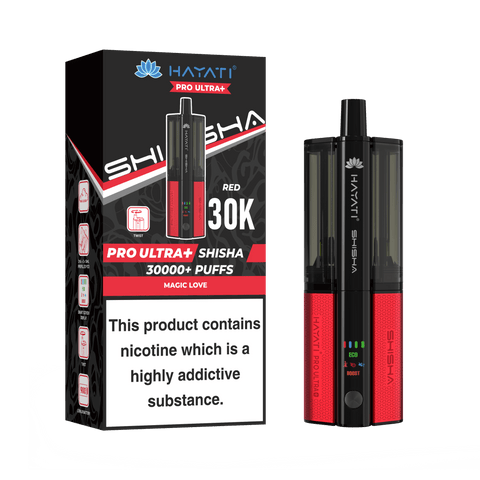 Hayati Pro Ultra Plus Shisha 30k Vape Kit Box of 5 - Vaperdeals