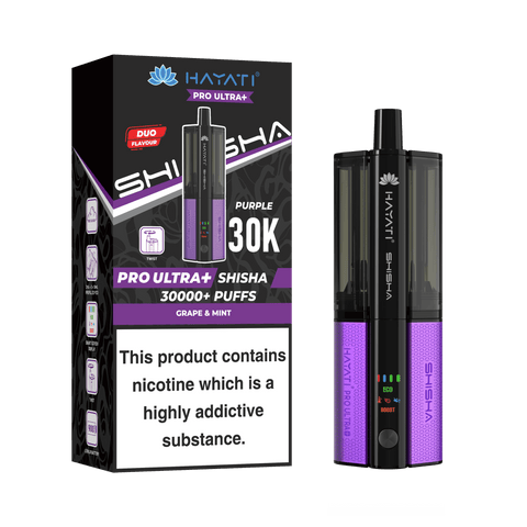 Hayati Pro Ultra Plus Shisha 30k Vape Kit Box of 5 - Vaperdeals
