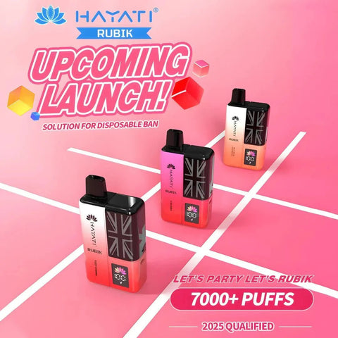 Hayati Rubik 7000 Prefilled Pod Vape Kit - Vaperdeals