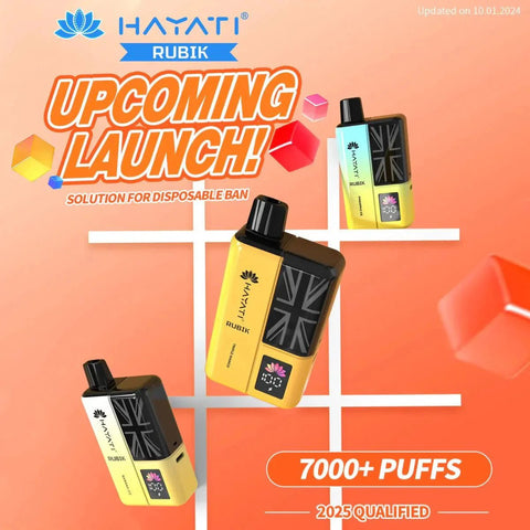 Hayati Rubik 7000 Prefilled Pod Vape Kit - Vaperdeals
