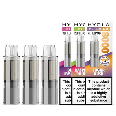Hyola Pro Max 8000 Replacement Pods - Vaperdeals