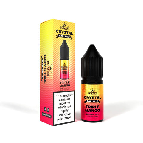 IMMYZ Crystal Bar Nic Salt 10ml E-liquid Pack of 10 - Vaperdeals