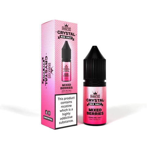 IMMYZ Crystal Bar Nic Salt 10ml E-liquid Pack of 10 - Vaperdeals