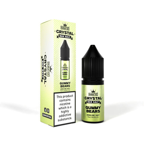 IMMYZ Crystal Bar Nic Salt 10ml E-liquid Pack of 10 - Vaperdeals