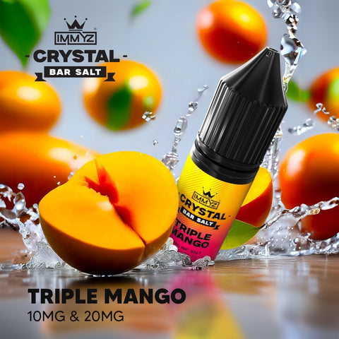 IMMYZ Crystal Bar Nic Salt 10ml E-liquid Pack of 10 - Vaperdeals
