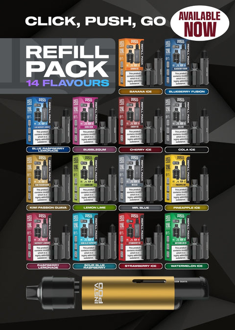 Insta Pod 6000 Replacement Pod ( Pack of 5 ) - Vaperdeals