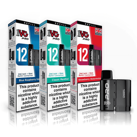 IVG 12 Pro Replacement Pods Pack of 5 - Vaperdeals