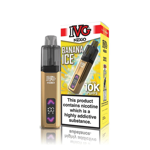 IVG Nexio 10k Pod Vape Kit Box of 5 - Vaperdeals