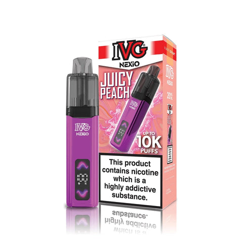 IVG Nexio 10k Pod Vape Kit Box of 5 - Vaperdeals