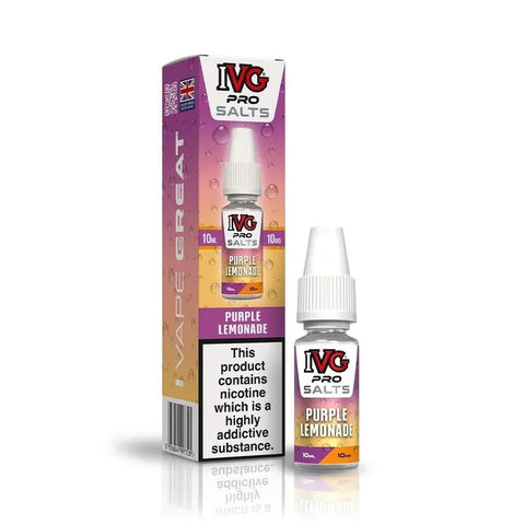 IVG Pro Nic Salt 10ml E-liquids Box of 10 - Vaperdeals