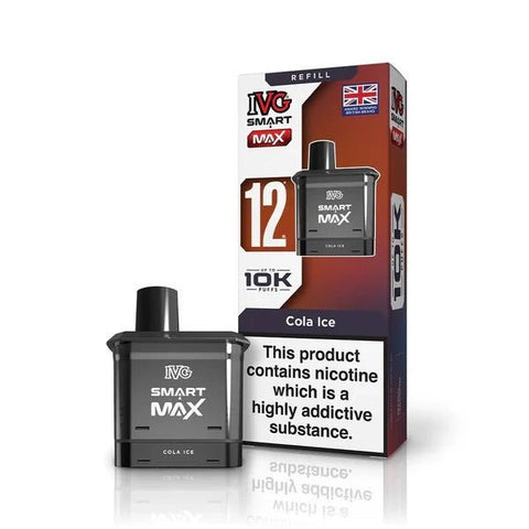 IVG Smart Max 10k Prefilled Refill Pods Pack of 5 - Vaperdeals