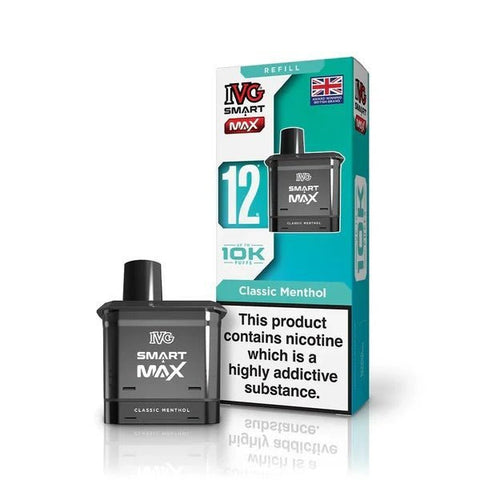 IVG Smart Max 10k Prefilled Refill Pods Pack of 5 - Vaperdeals