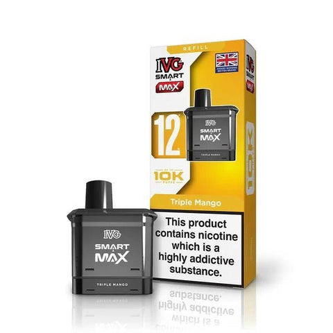 IVG Smart Max 10k Prefilled Refill Pods Pack of 5 - Vaperdeals