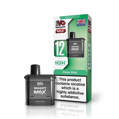 IVG Smart Max 10k Prefilled Refill Pods Pack of 5 - Vaperdeals