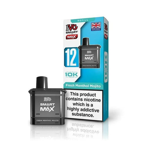 IVG Smart Max 10k Prefilled Refill Pods Pack of 5 - Vaperdeals
