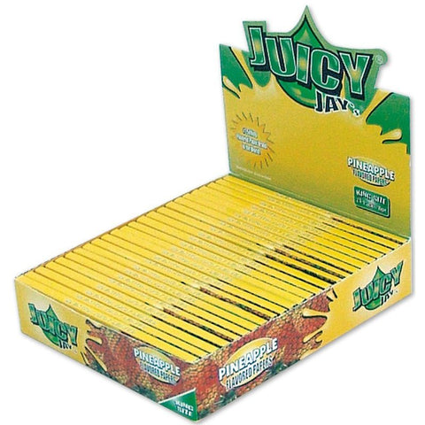Juicy Jay's Pineapple King Size Slim Rolling Papers - 32 Leaves - Vaperdeals