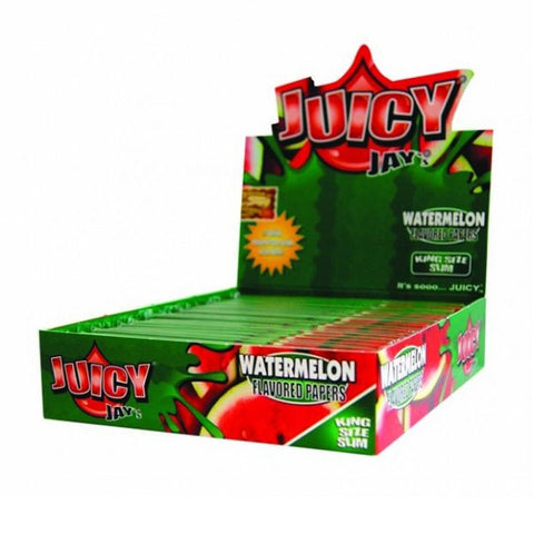 Juicy Jay's Watermelon King Size Slim Rolling Papers - 32 Leaves - Vaperdeals