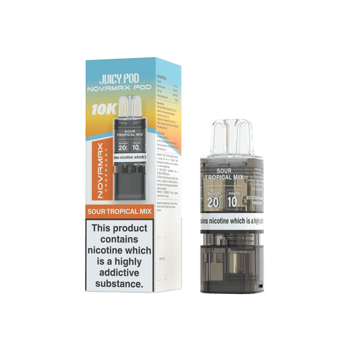 Juicy Pod Novamax 10k Replacement Pods Pack of 10 - Vaperdeals