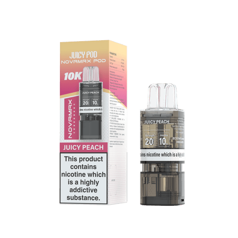 Juicy Pod Novamax 10k Replacement Pods Pack of 10 - Vaperdeals