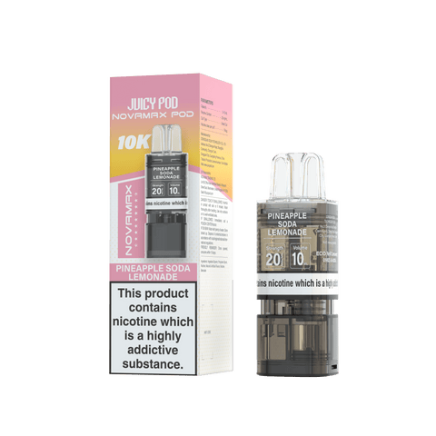 Juicy Pod Novamax 10k Replacement Pods Pack of 10 - Vaperdeals