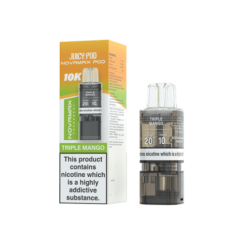 Juicy Pod Novamax 10k Replacement Pods Pack of 10 - Vaperdeals