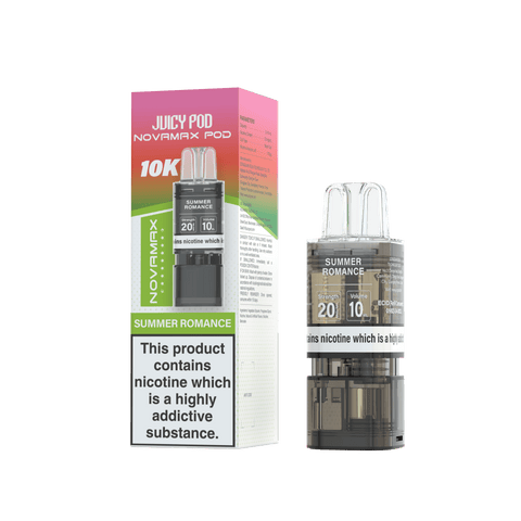 Juicy Pod Novamax 10k Replacement Pods Pack of 10 - Vaperdeals