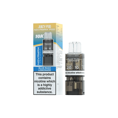 Juicy Pod Novamax 10k Replacement Pods Pack of 10 - Vaperdeals