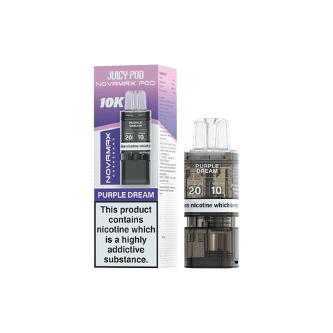 Juicy Pod Novamax 10k Replacement Pods Pack of 10 - Vaperdeals