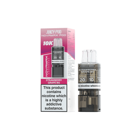 Juicy Pod Novamax 10k Replacement Pods Pack of 10 - Vaperdeals