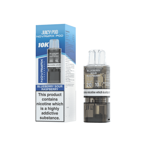 Juicy Pod Novamax 10k Replacement Pods Pack of 10 - Vaperdeals