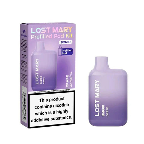 Lost Mary BM600 Prefilled Pod Vape Kit - Vaperdeals
