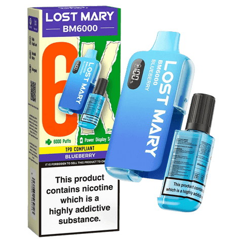 Lost Mary BM6000 Prefilled Pod Vape Kit (Box of 5) - Vaperdeals