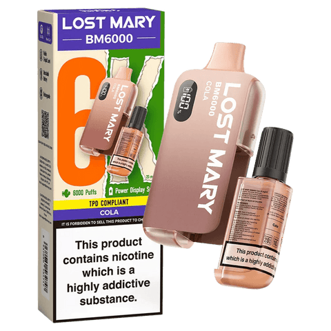 Lost Mary BM6000 Prefilled Pod Vape Kit (Box of 5) - Vaperdeals