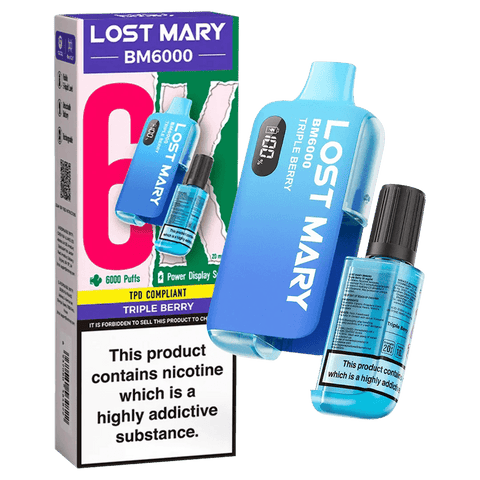 Lost Mary BM6000 Prefilled Pod Vape Kit (Box of 5) - Vaperdeals