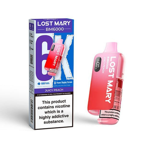 Lost Mary BM6000 Prefilled Pod Vape Kit (Box of 5) - Vaperdeals