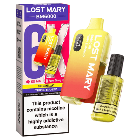 Lost Mary BM6000 Prefilled Pod Vape Kit (Box of 5) - Vaperdeals