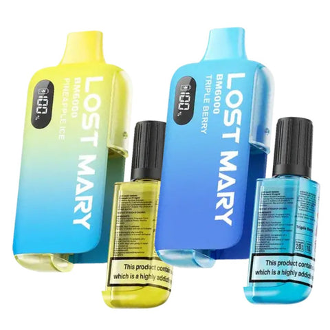 Lost Mary BM6000 Prefilled Pod Vape Kit (Box of 5) - Vaperdeals