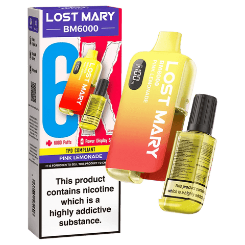 Lost Mary BM6000 Prefilled Pod Vape Kit (Box of 5) - Vaperdeals