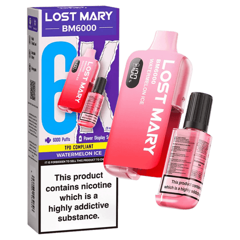 Lost Mary BM6000 Prefilled Pod Vape Kit (Box of 5) - Vaperdeals