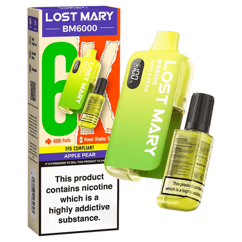 Lost Mary BM6000 Prefilled Pod Vape Kit (Box of 5) - Vaperdeals
