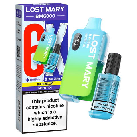 Lost Mary BM6000 Prefilled Pod Vape Kit (Box of 5) - Vaperdeals